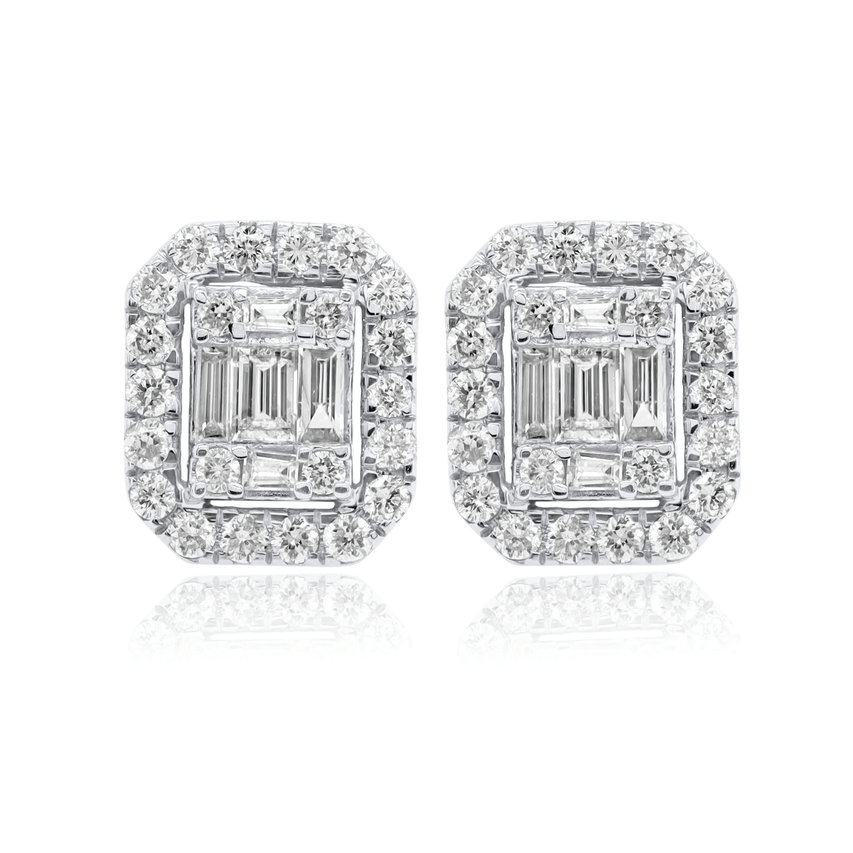 emerald diamond drop earrings