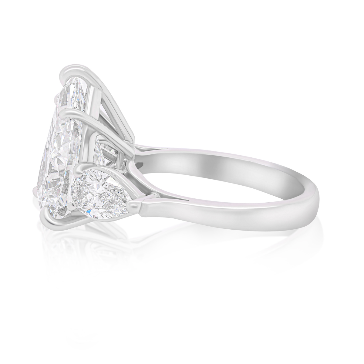 5.82ct Pear Shaped Daimond Ring
