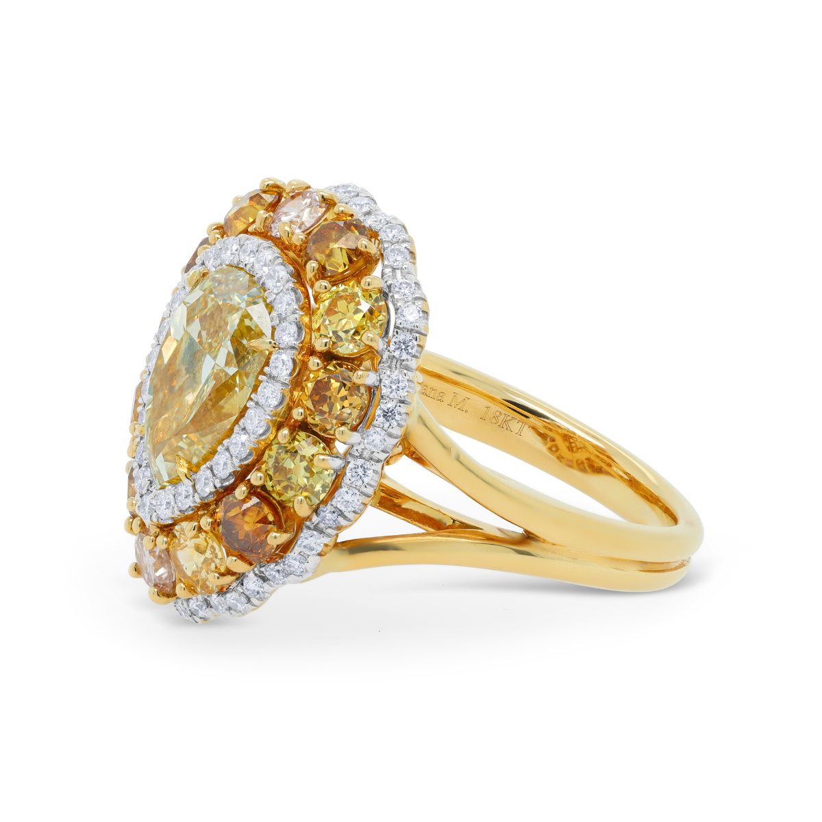 women's brown diamond rings