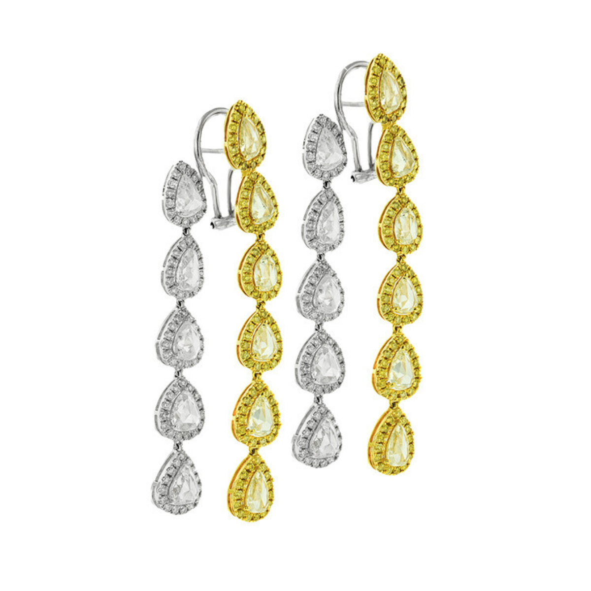 pearl drop earrings silver