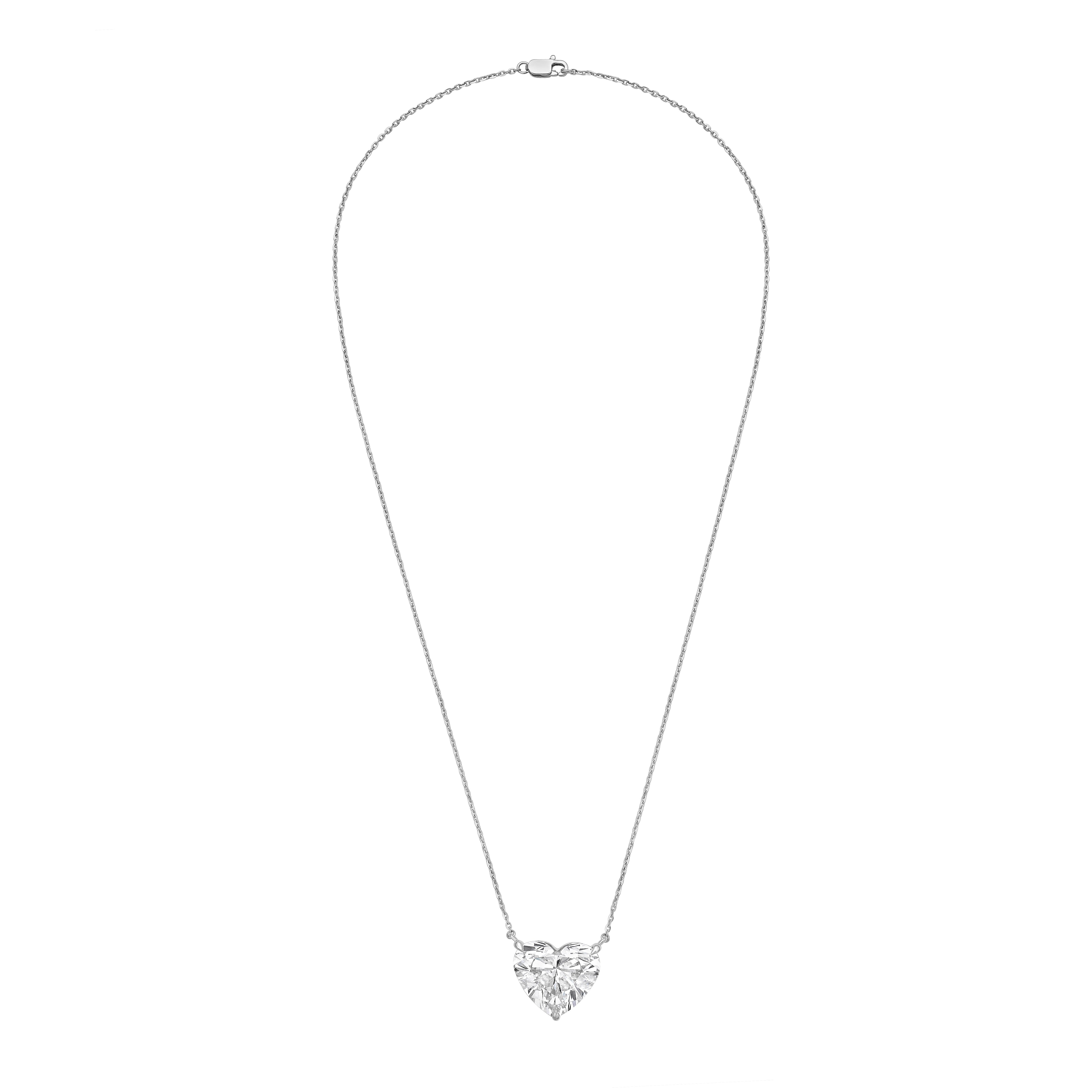 Heart Cut Diamond Pendant