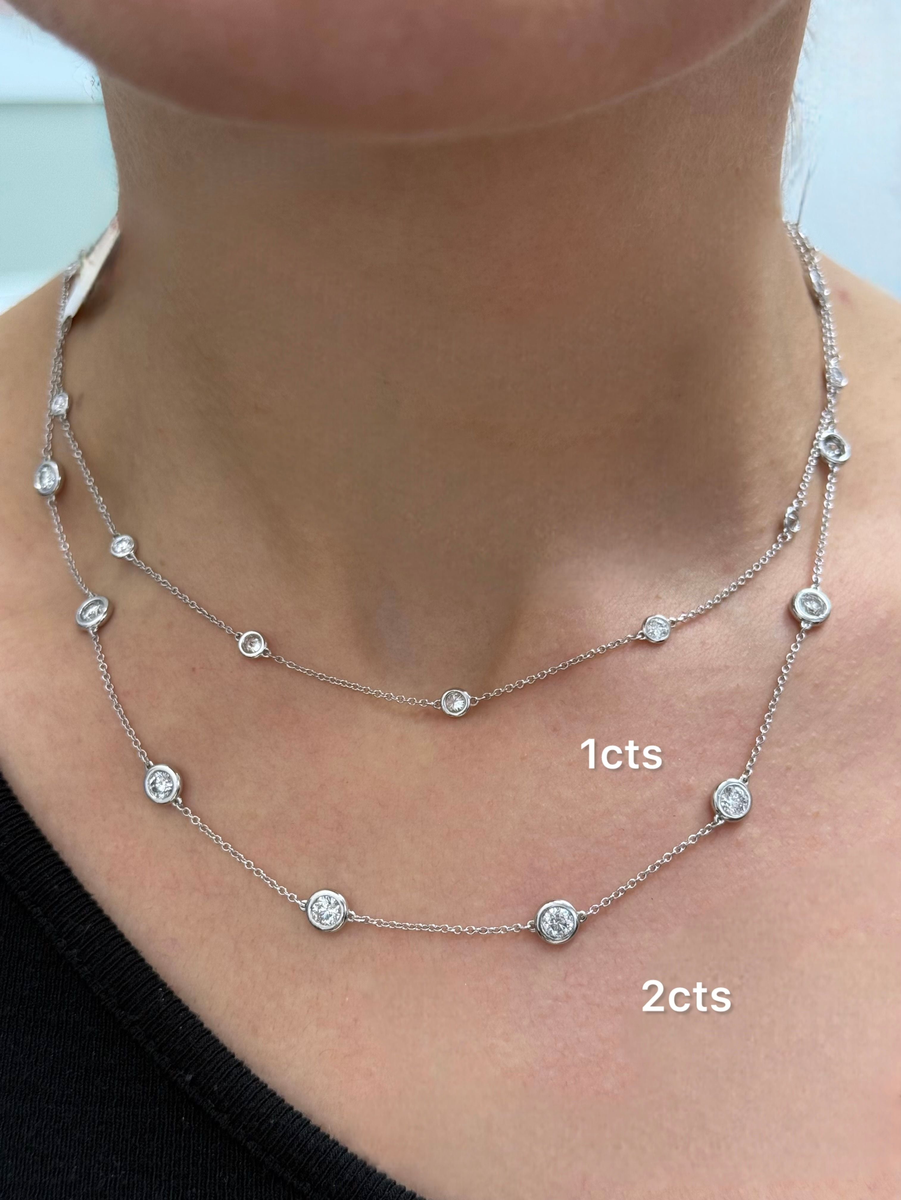 Lab Grown Diamonds By The Yards Necklace