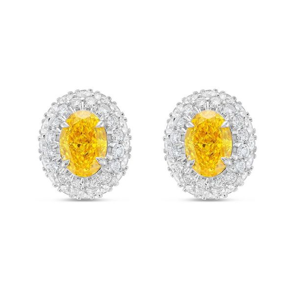 Lab Grown Diamond Fashion Pave Earrings