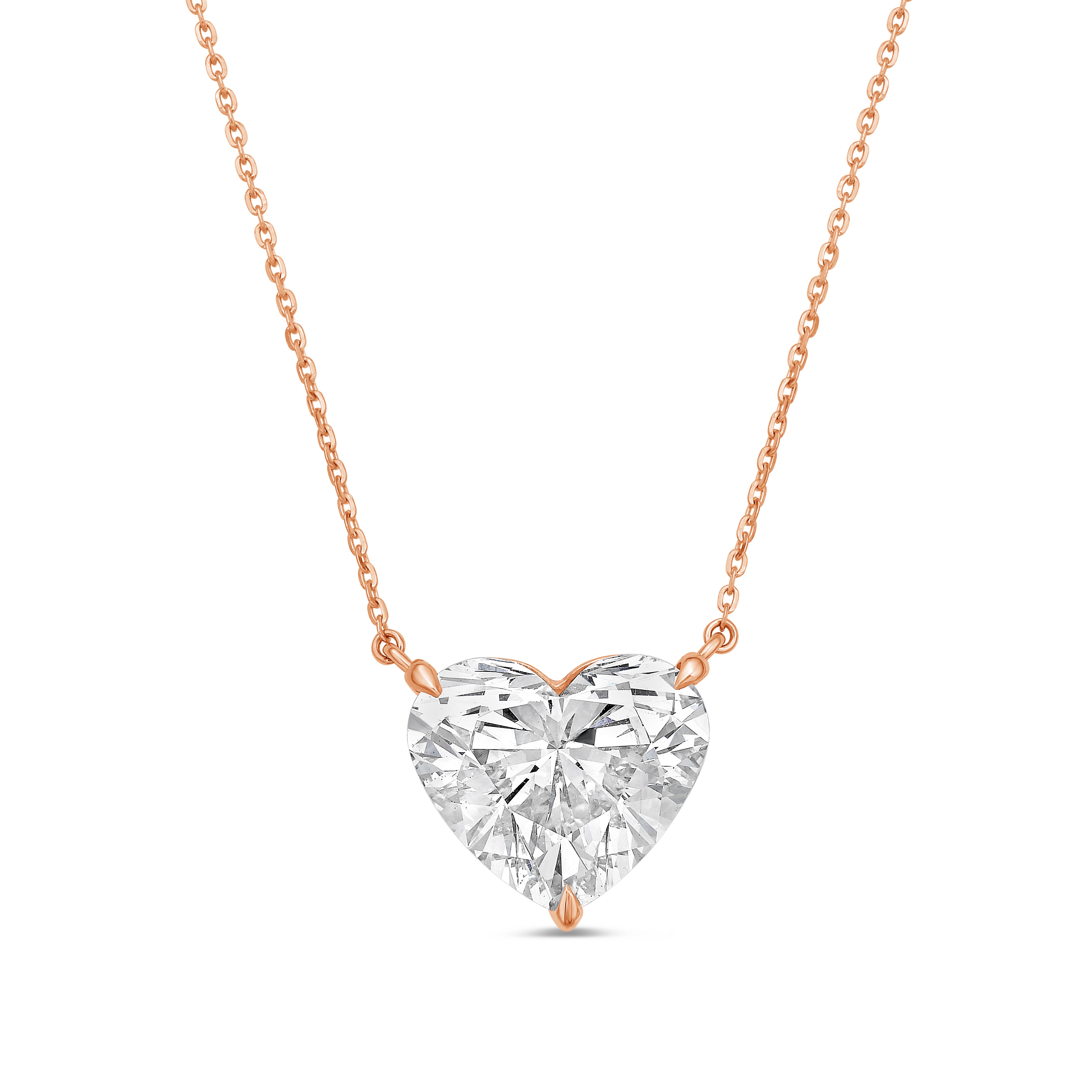 Lab Grown Diamond Pendant heart shaped