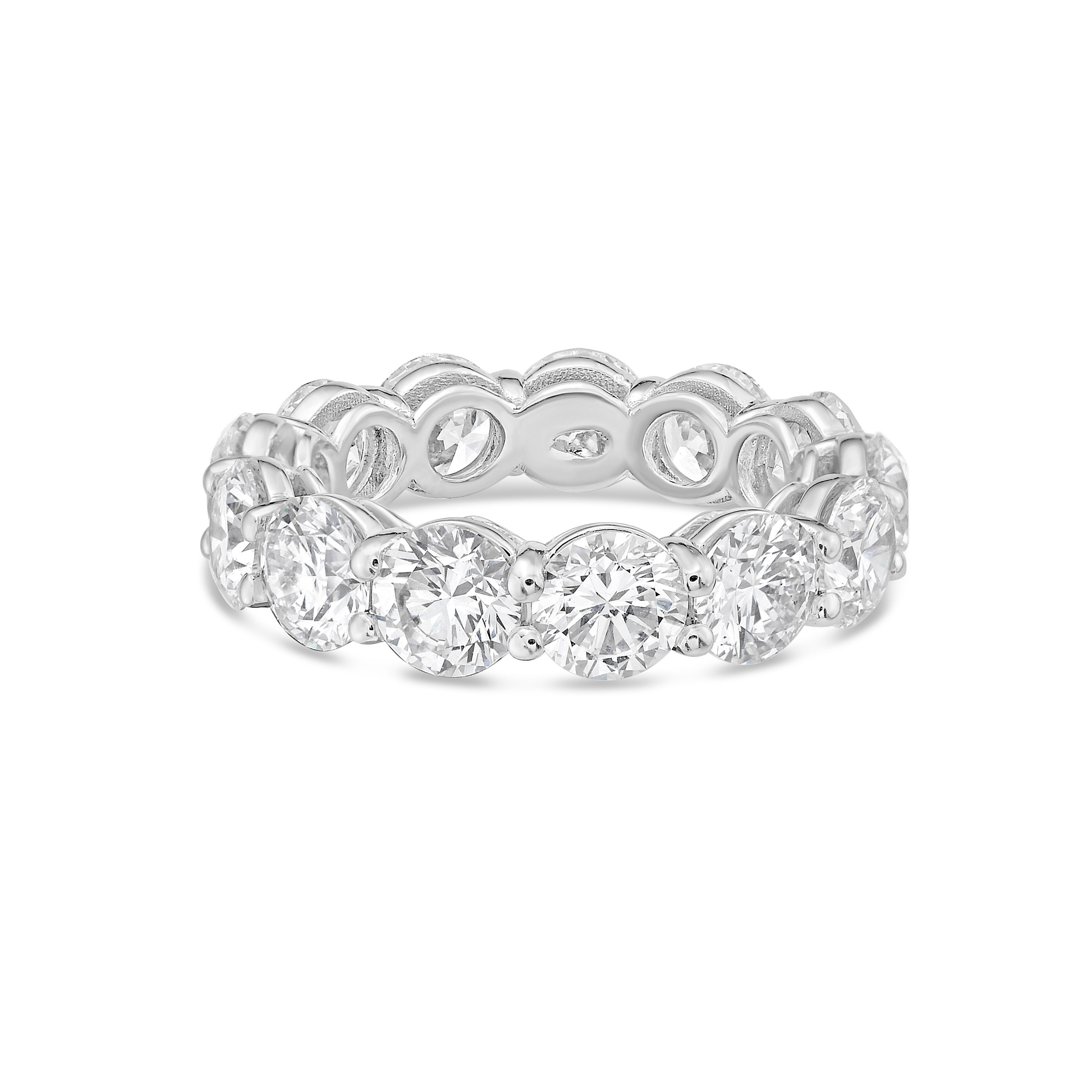 Lab Grown Diamond Round Eternity Band