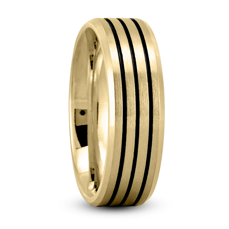 Triple Stripe Black Onyx Band