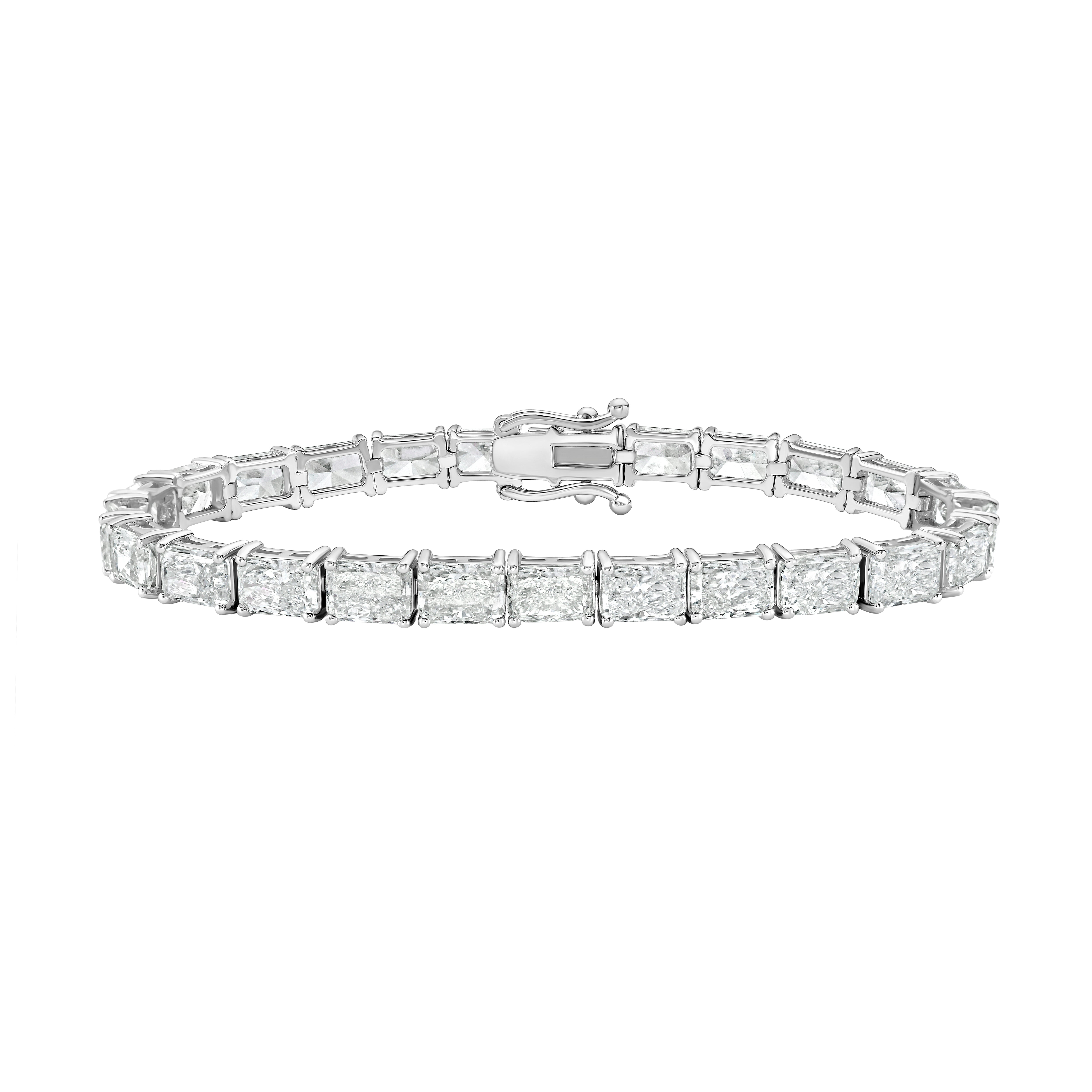 Lab Grown East-West Radiant Diamond Bracelet