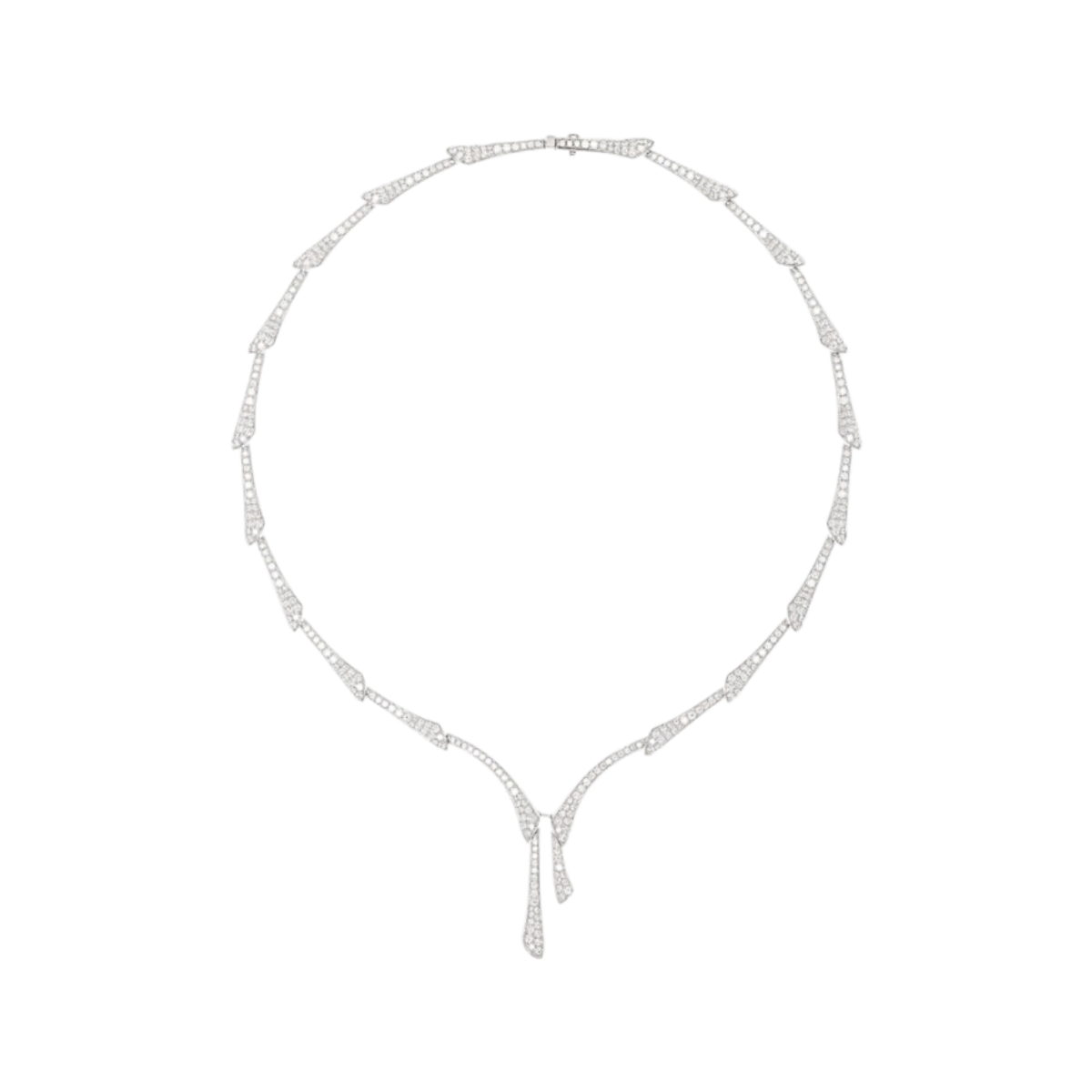 Calla Lily Drop Diamond Necklace