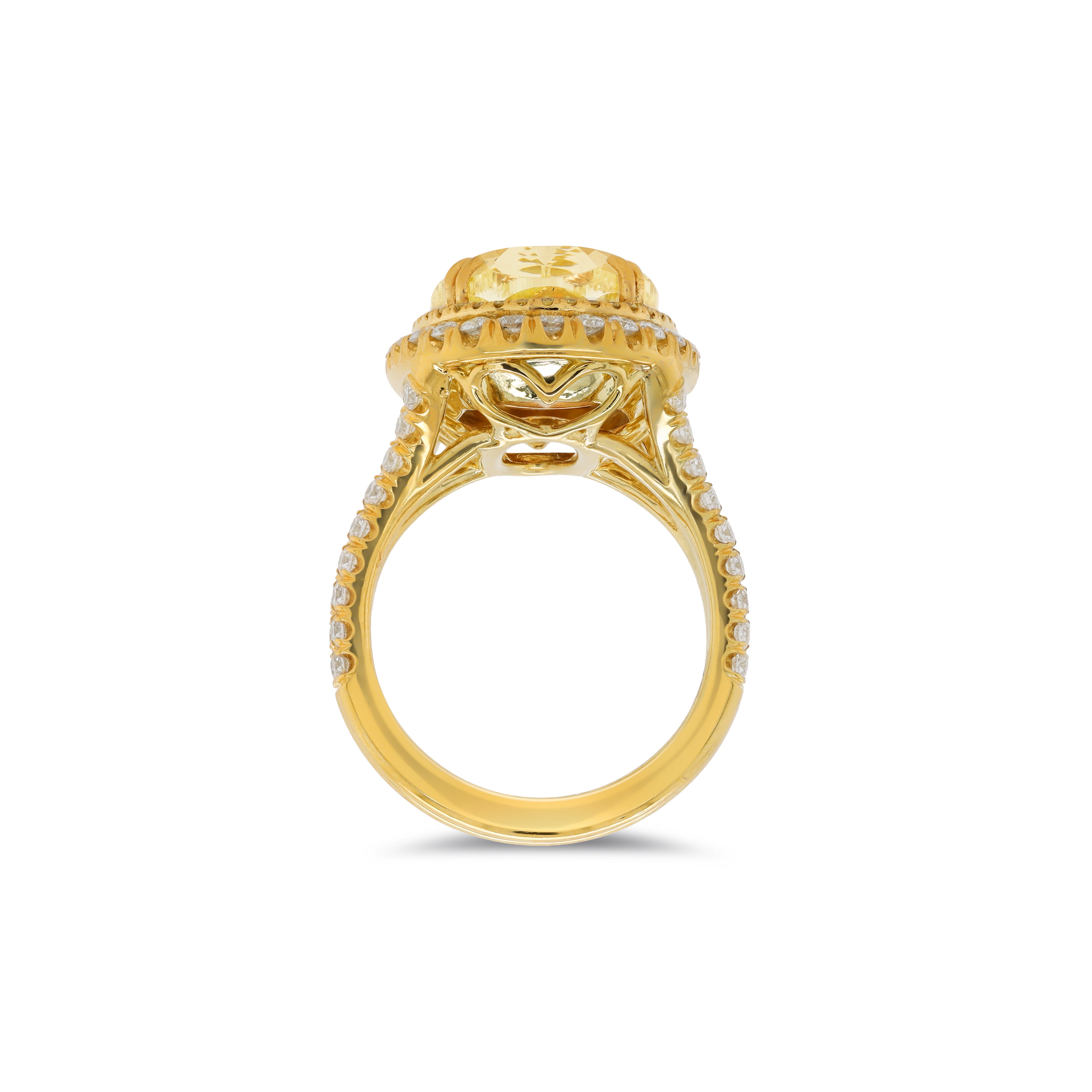 halo engagement ring set