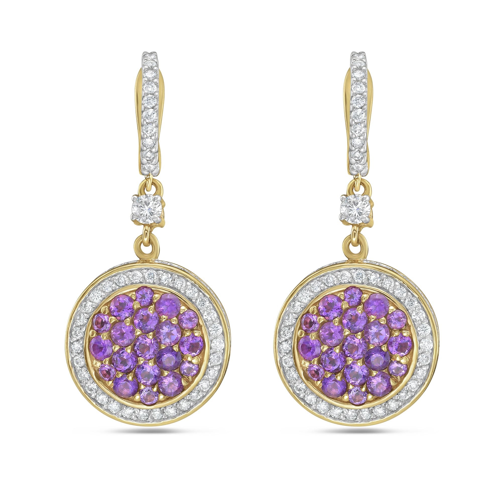 Amethyst Drop Earrings