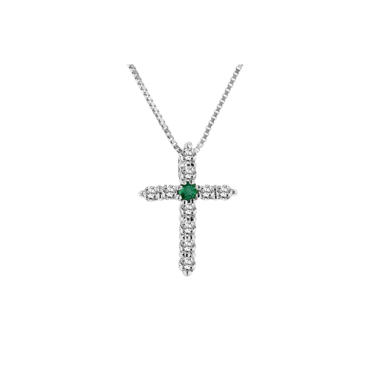 real diamond cross pendant
