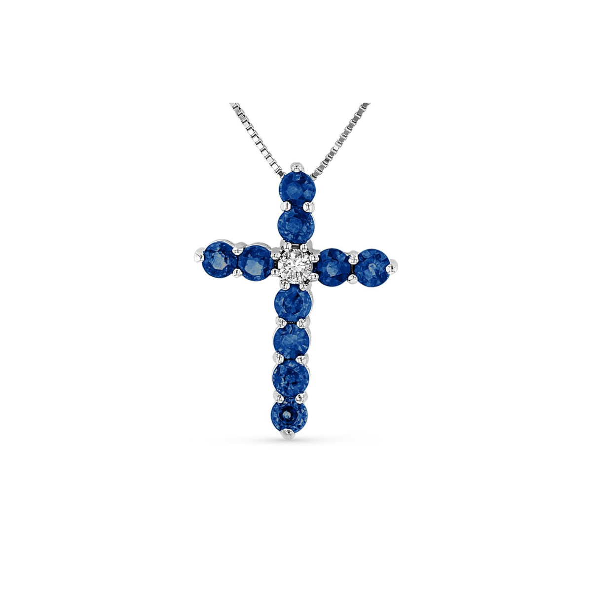 real diamond cross pendant