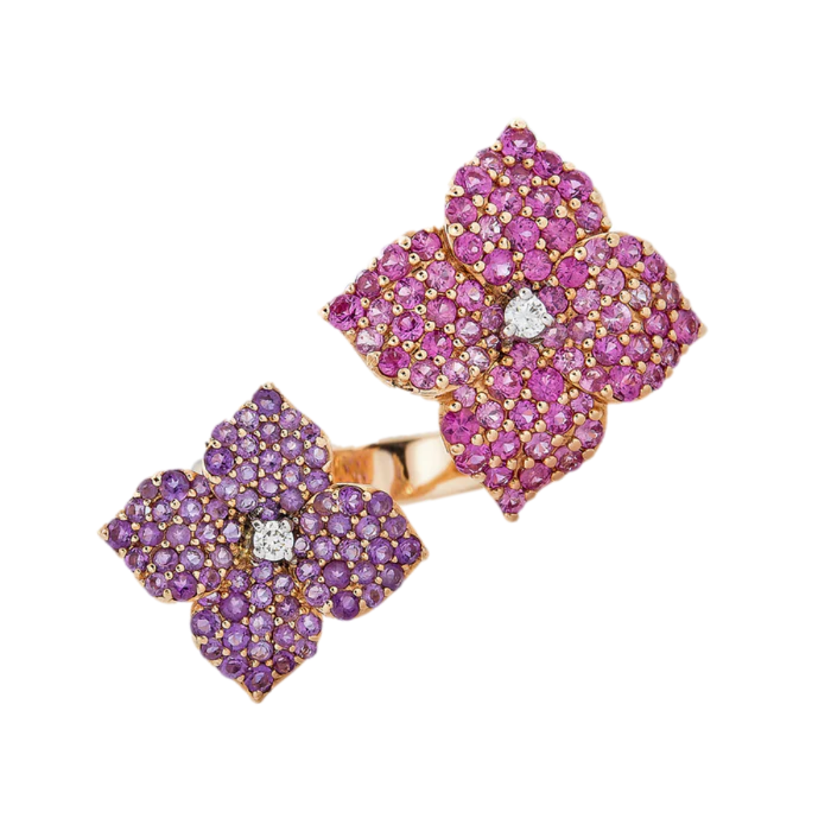 FLEUR DOUBLE FLOWER RING