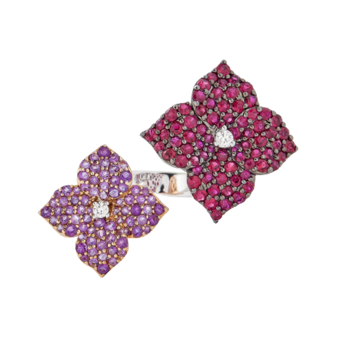 FLEUR DOUBLE FLOWER RING