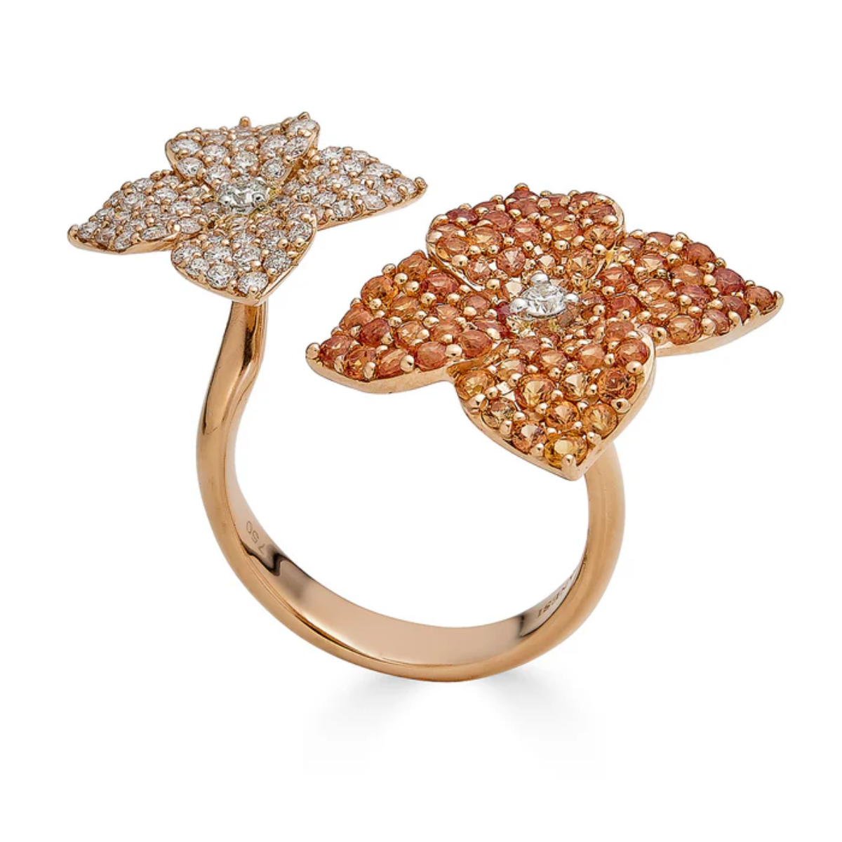 FLEUR DOUBLE FLOWER RING