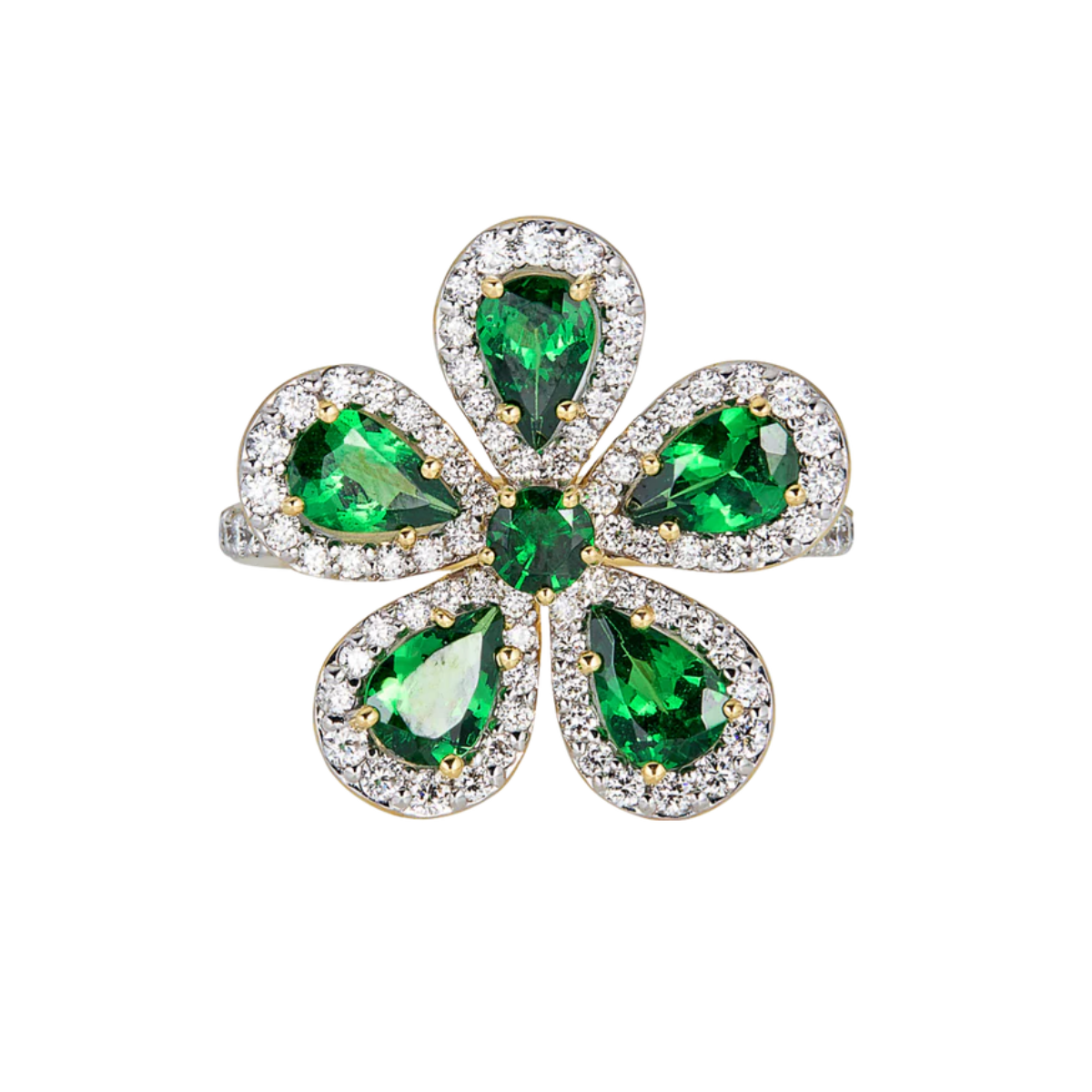 flower stud ring pandora