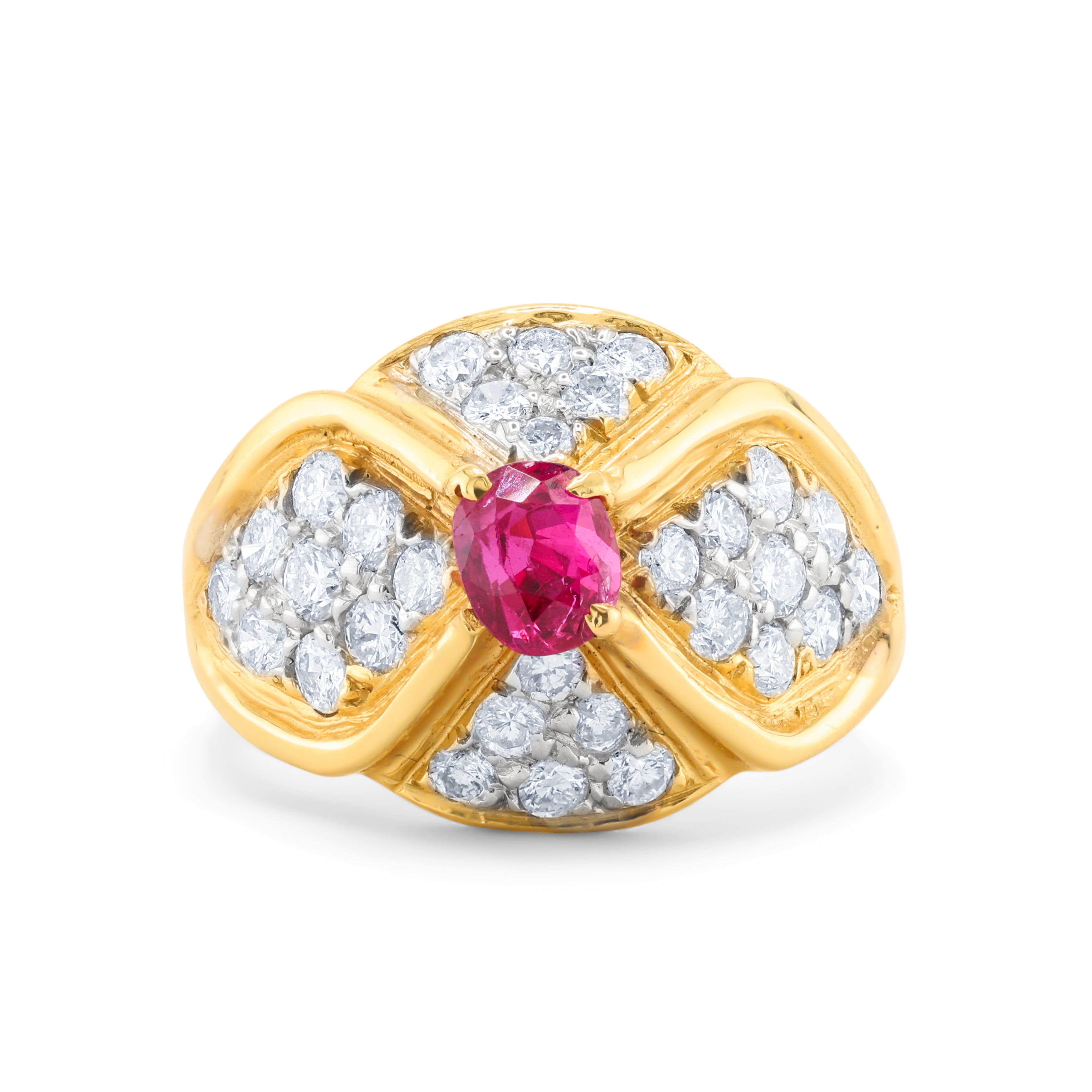 Ruby and Diamond Ring
