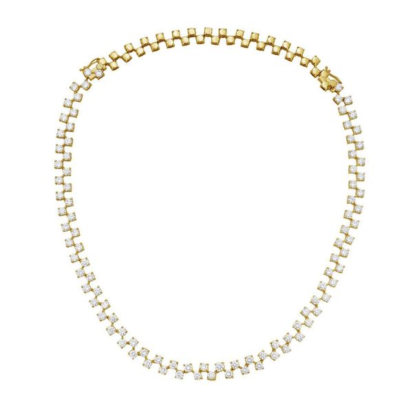 Round Diamond Brilliant Fashion Necklace