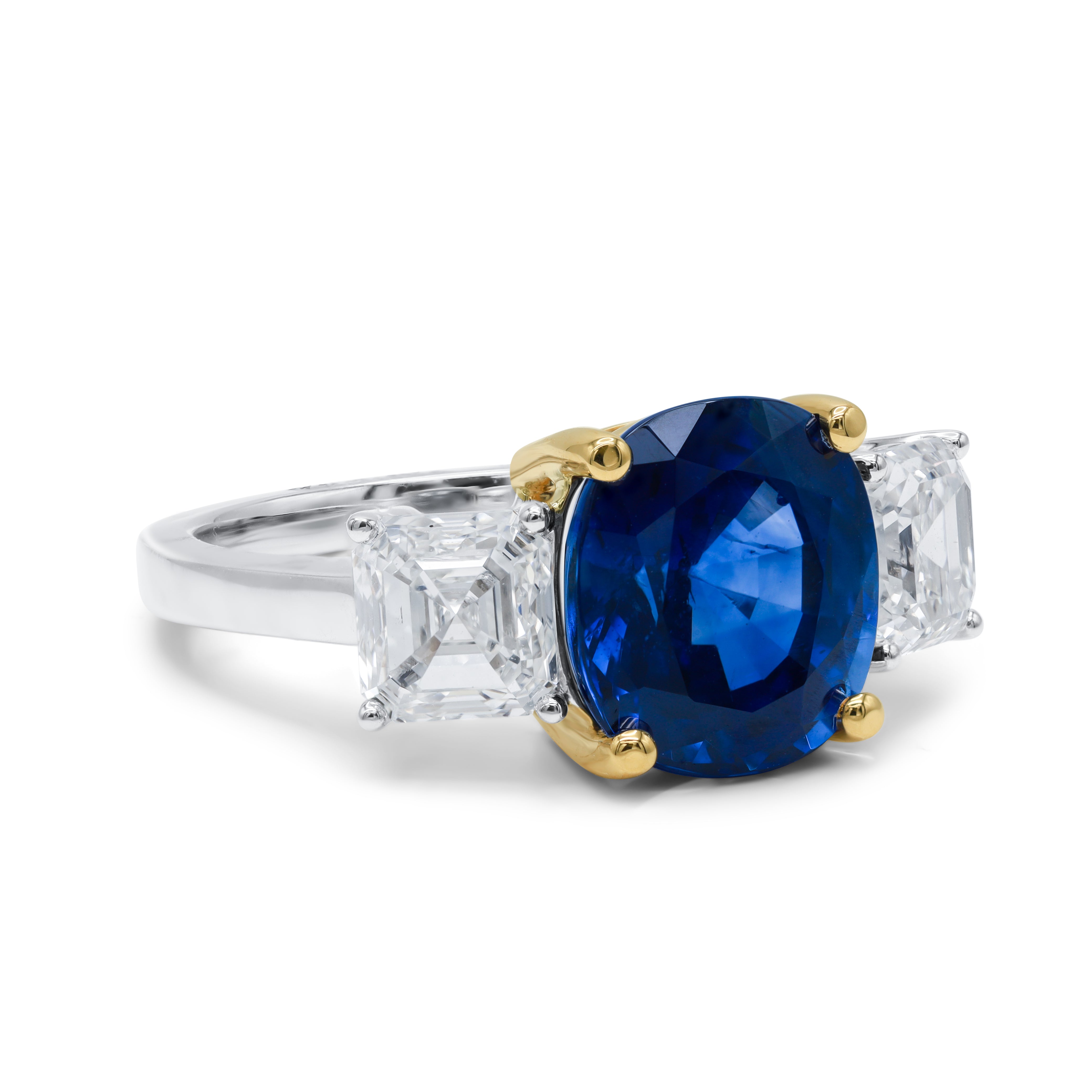 Three Stone Sapphire Ring