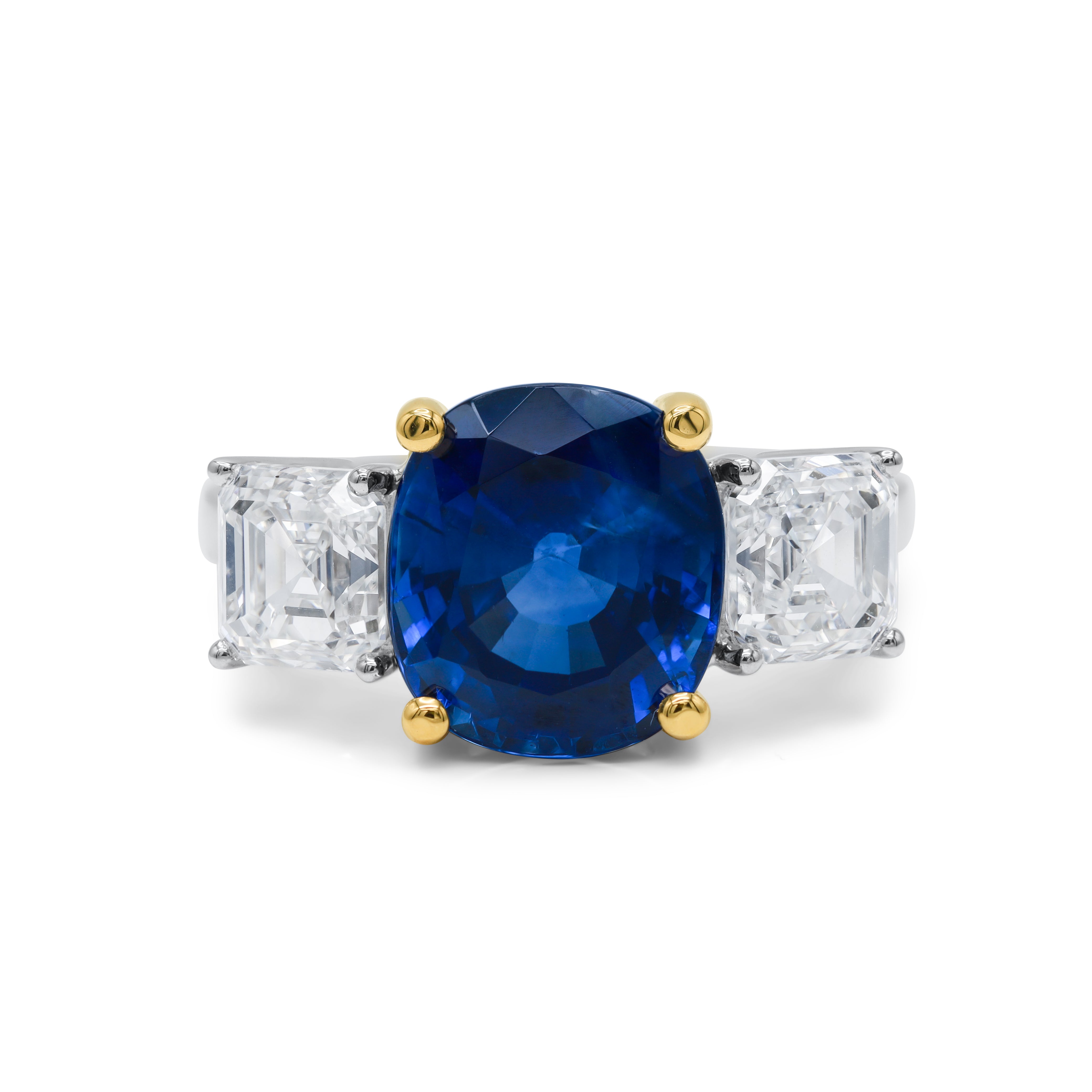 Three Stone Sapphire Ring