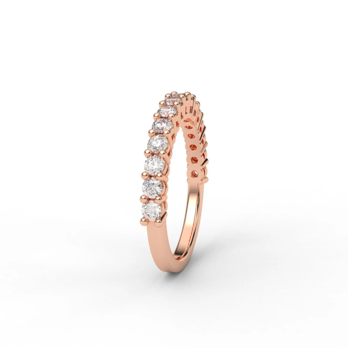 Shared Prong ½ Around Eternity Band