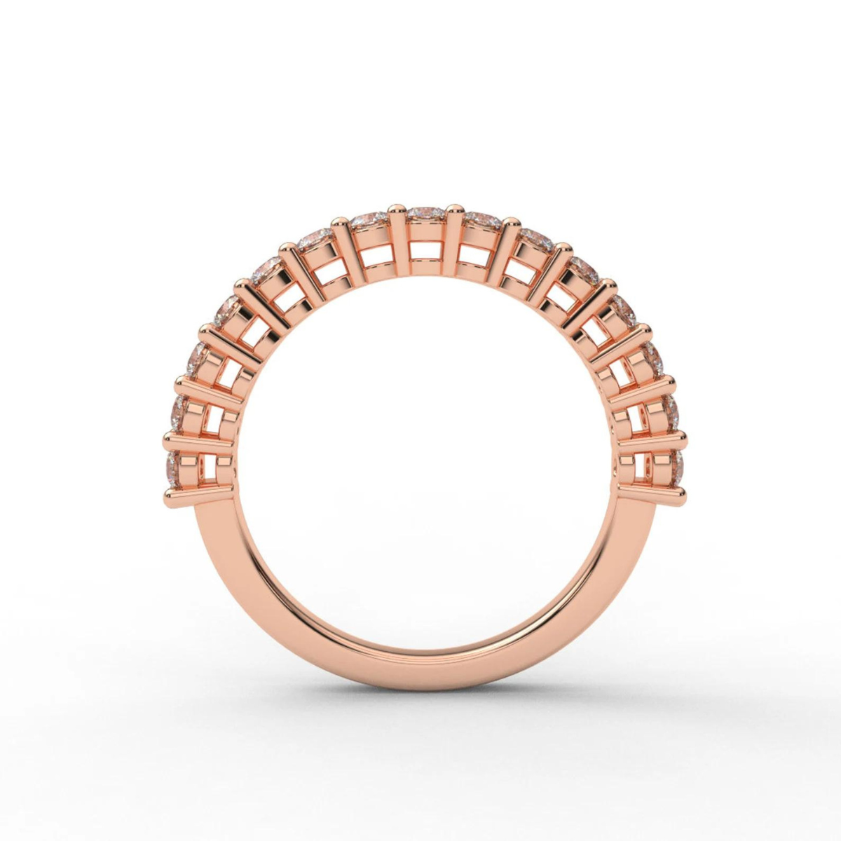 Shared Prong ½ Around Eternity Band