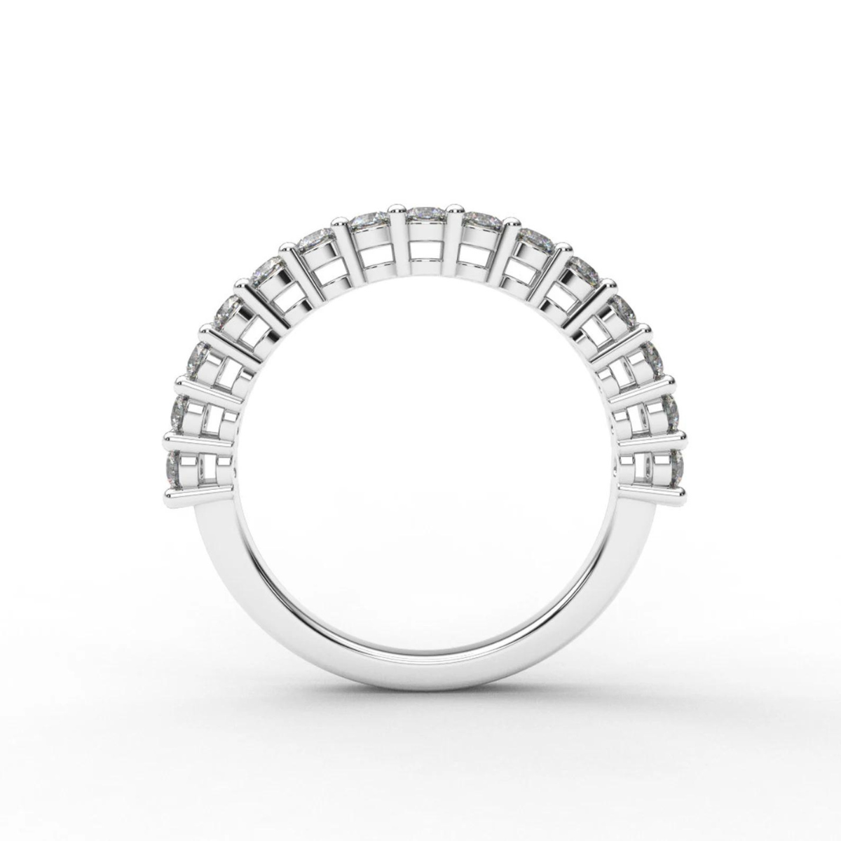 Shared Prong ½ Around Eternity Band