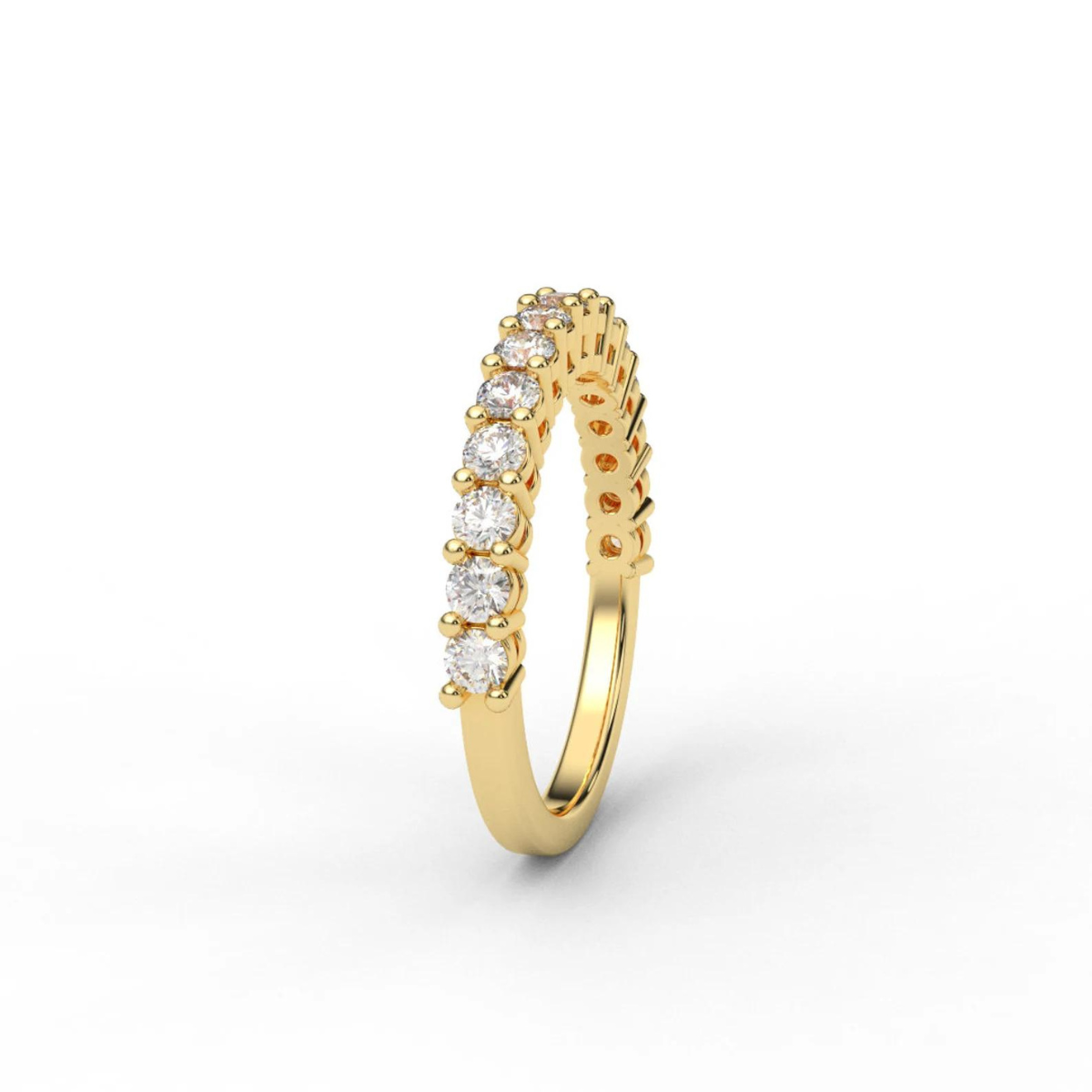 Shared Prong ½ Around Eternity Band
