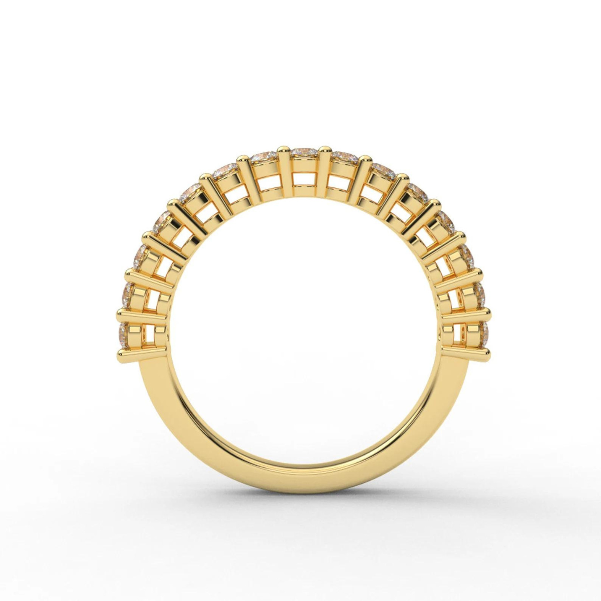 Shared Prong ½ Around Eternity Band