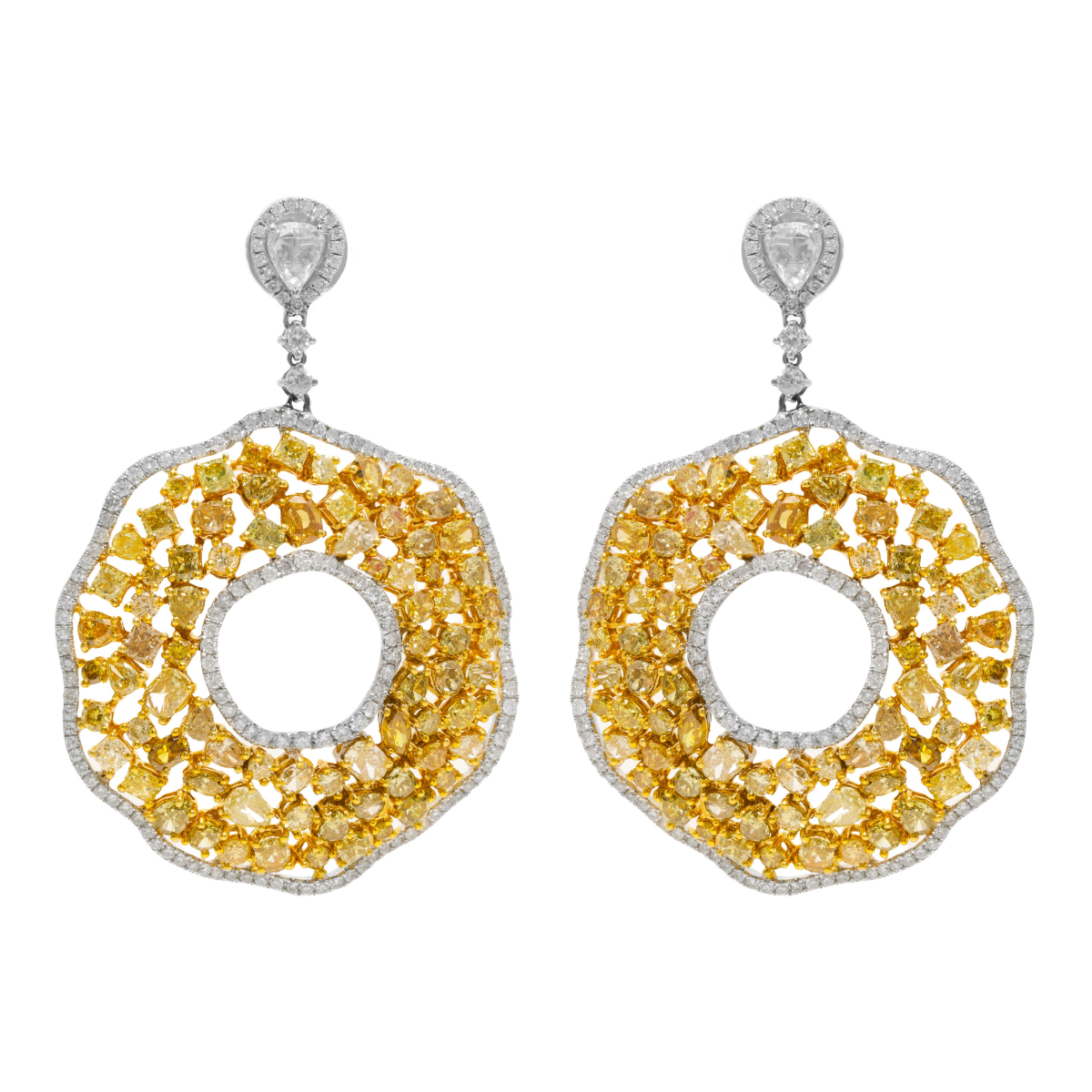 diamond drop earrings