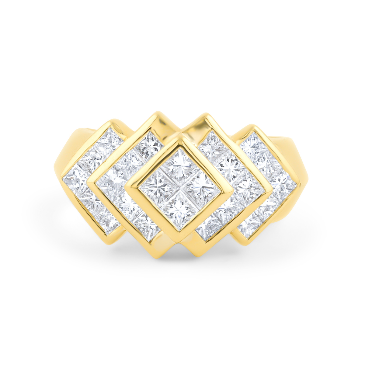 Princess Cut Diamond Fashion Ring