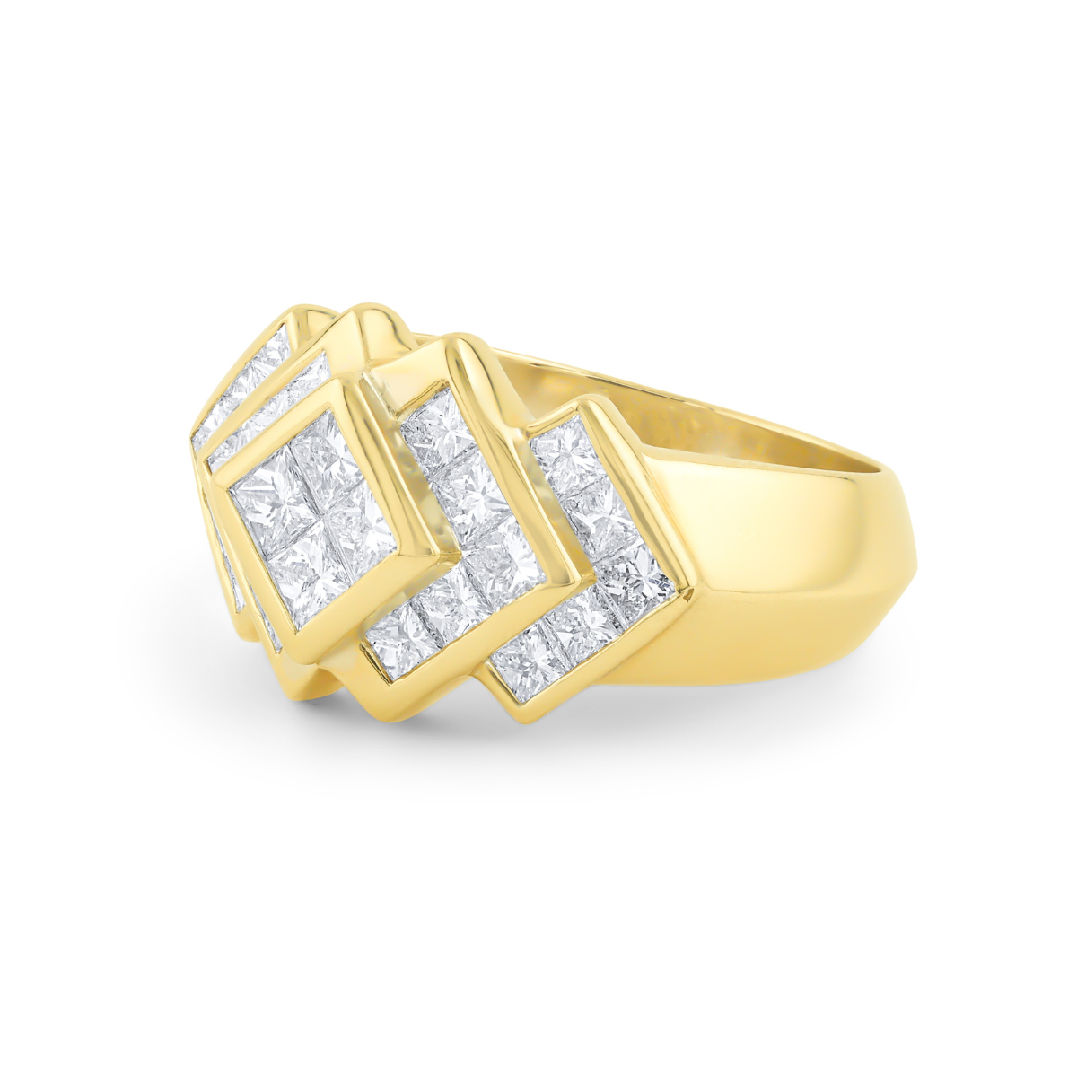Princess Cut Diamond Fashion Ring
