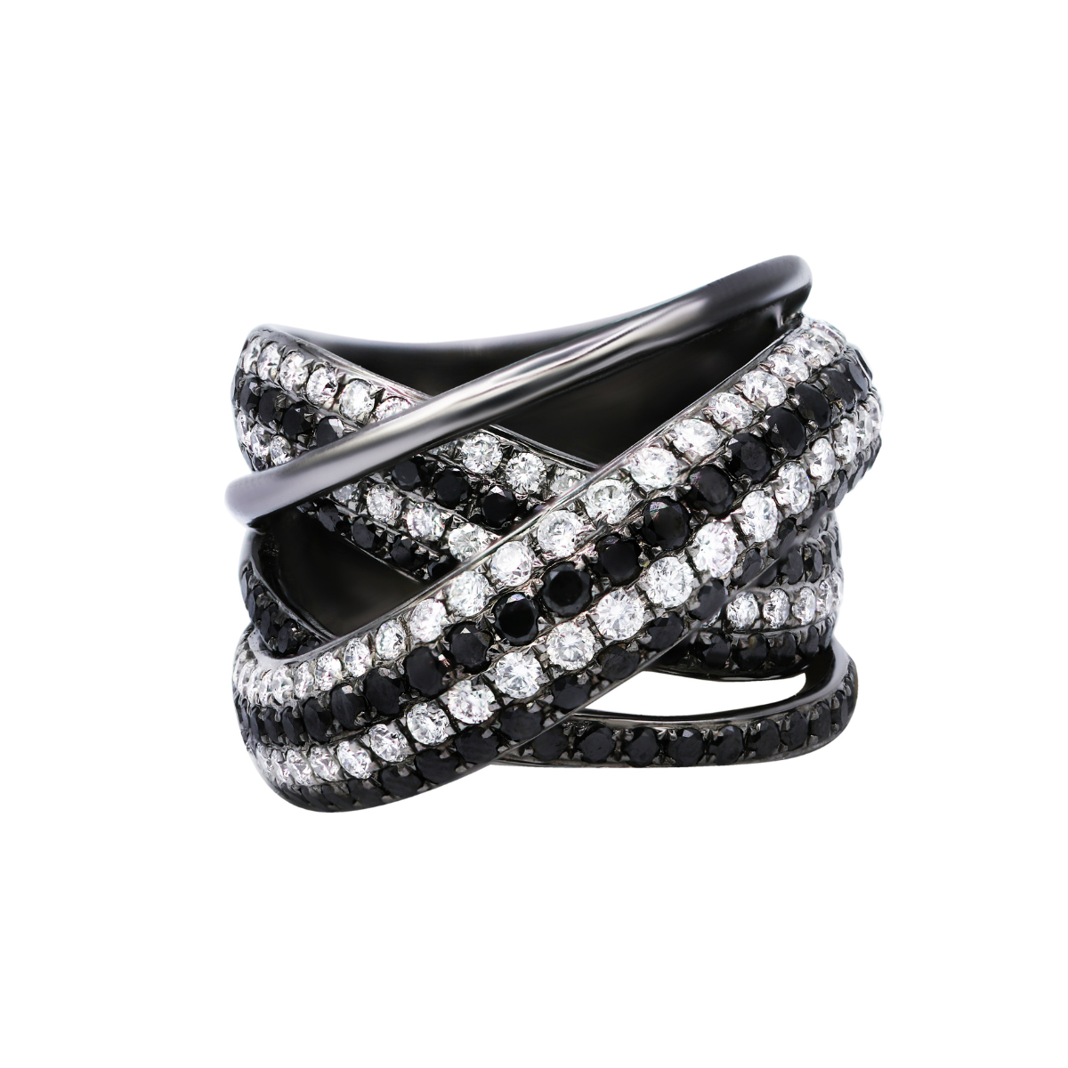 diamond cross ring gold