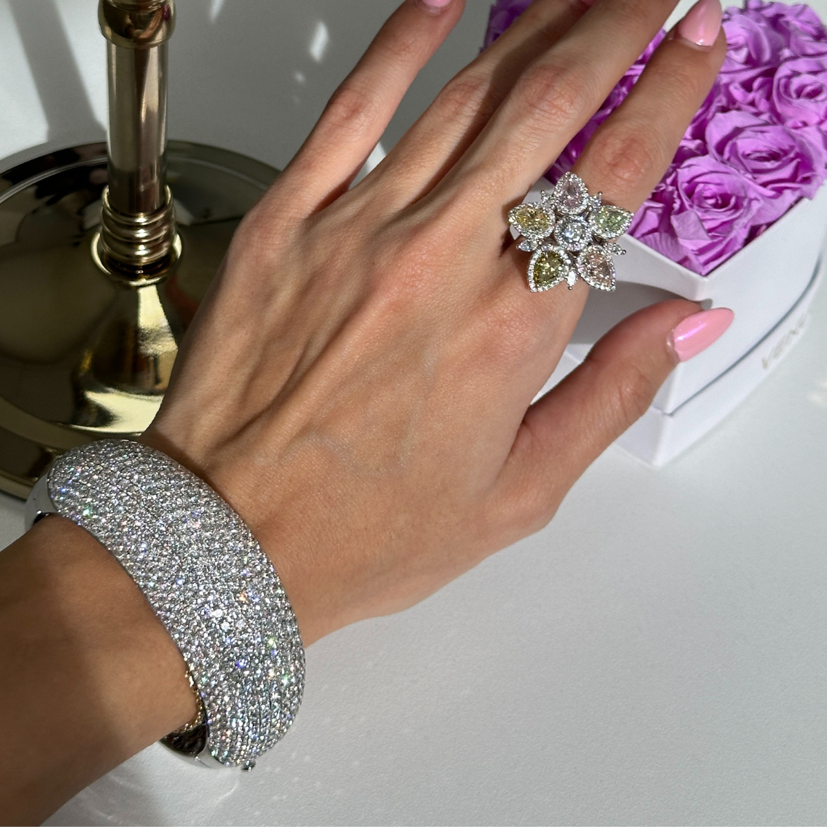 diamond bangle bracelet costco