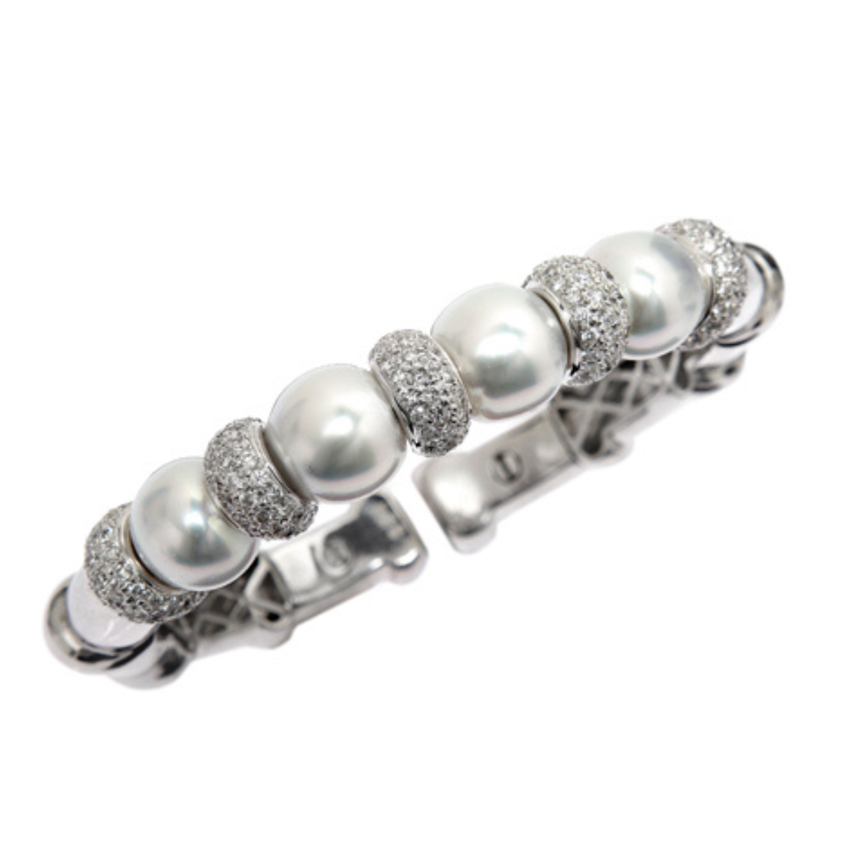 pearl diamond earrings tiffany