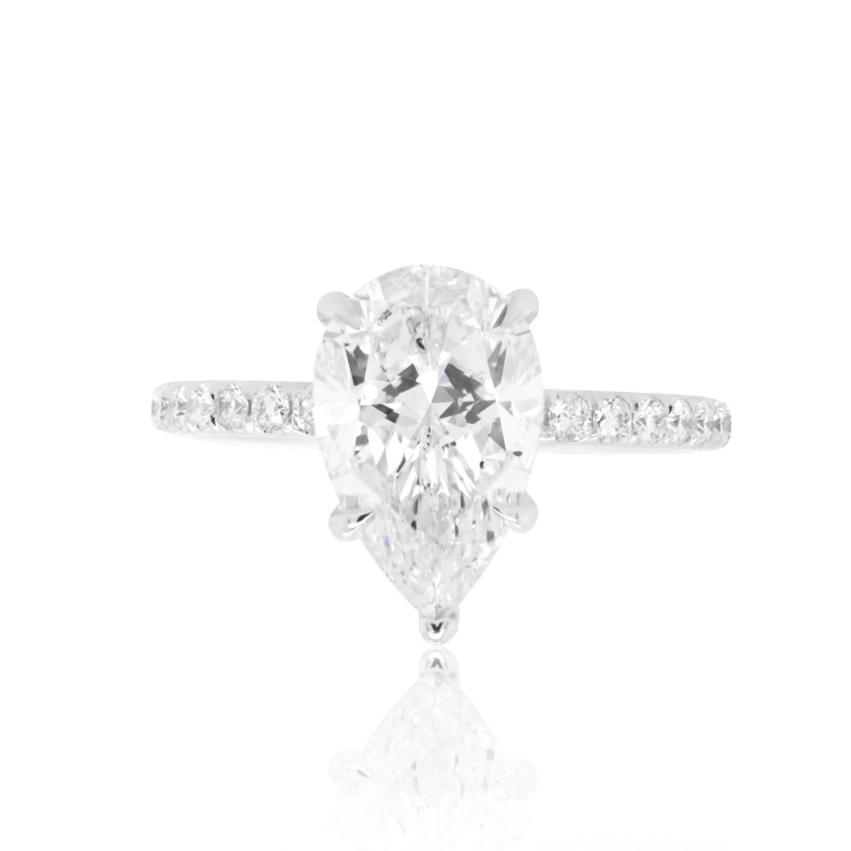 hidden halo engagement ring oval