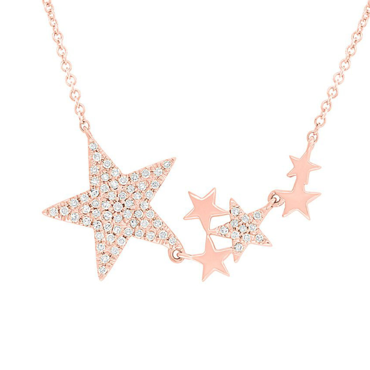 Shooting Star Diamond Pendant