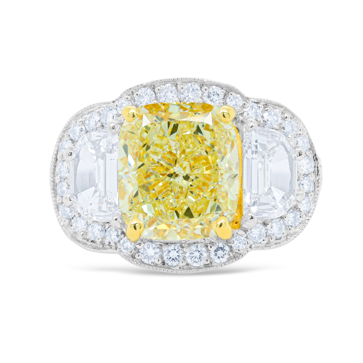 canary yellow diamond ring