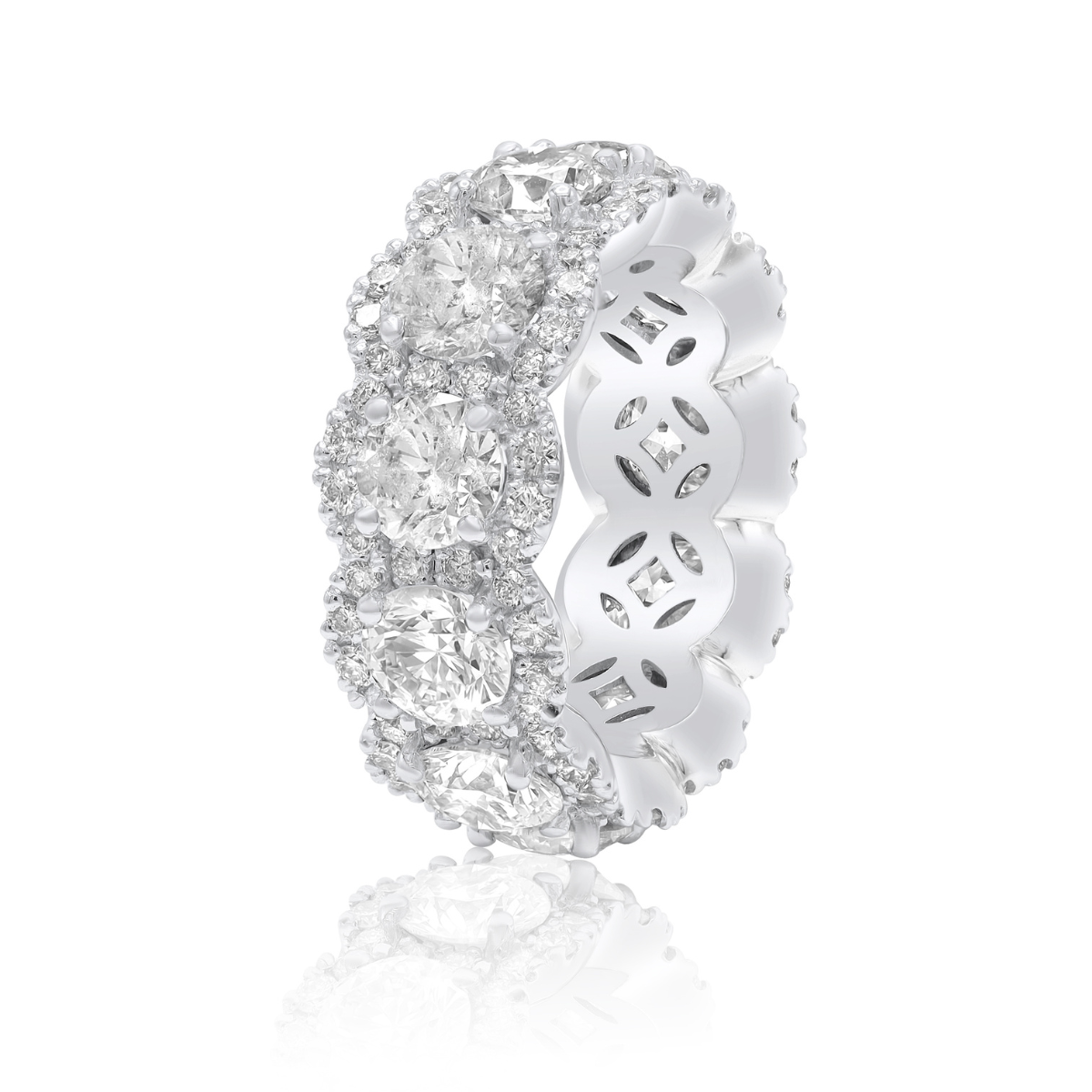 diamond band ring baguette