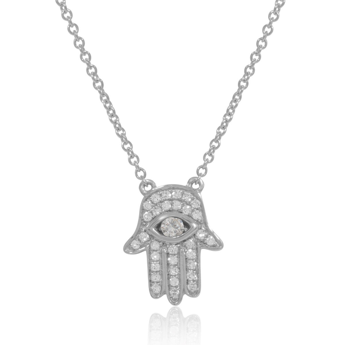 hamsa hand pendant gold