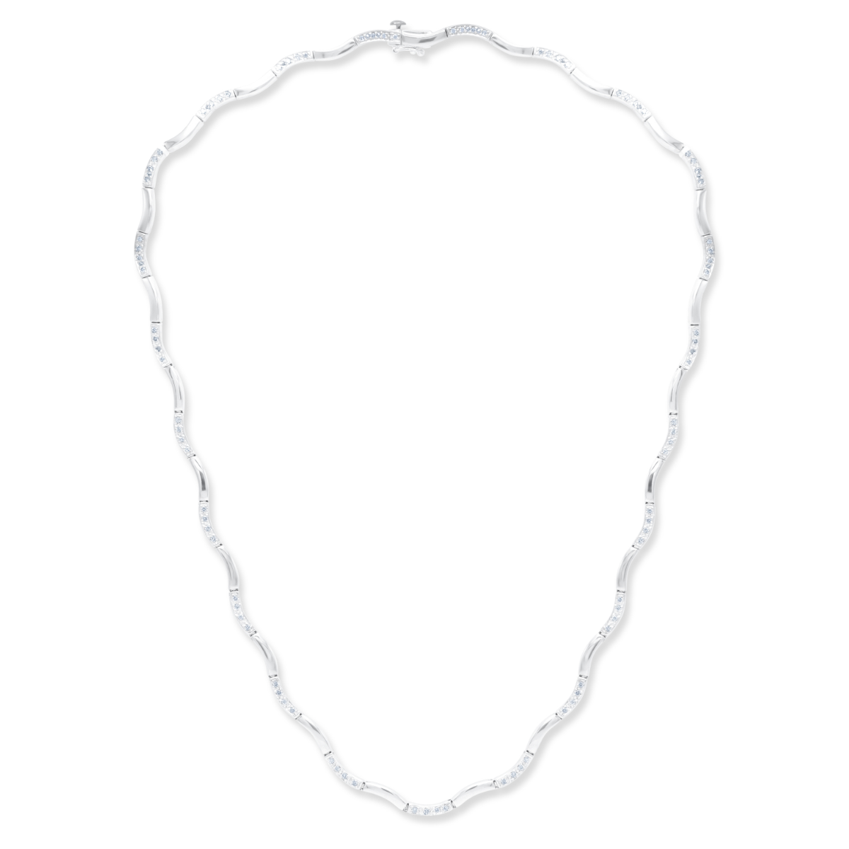 Wave Diamond Necklace