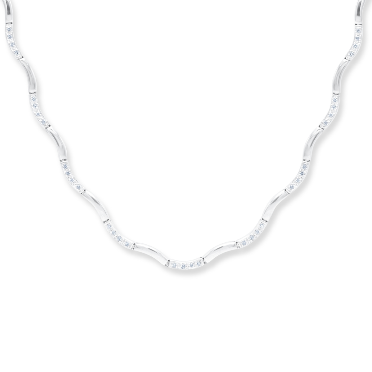Wave Diamond Necklace