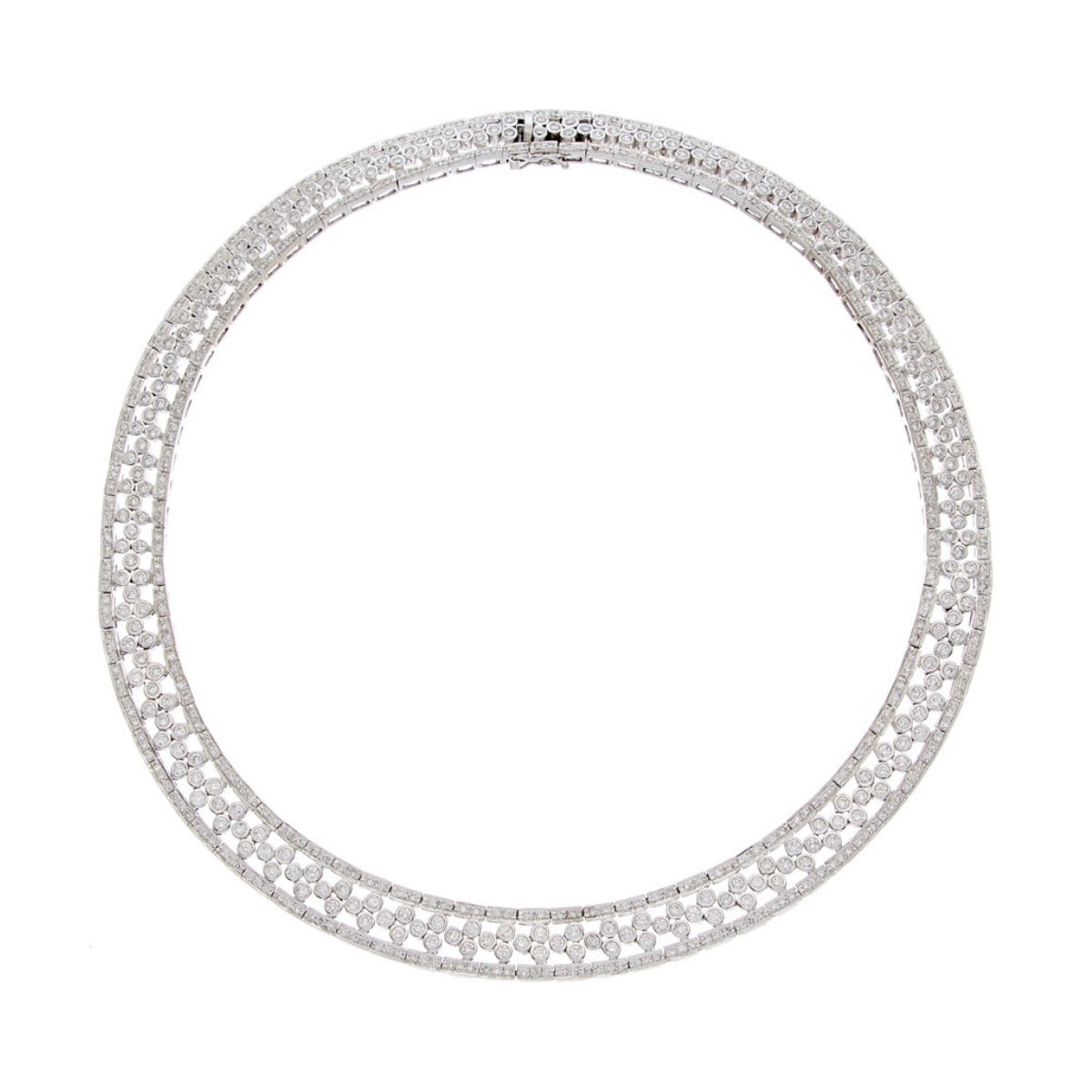 diamond choker gold