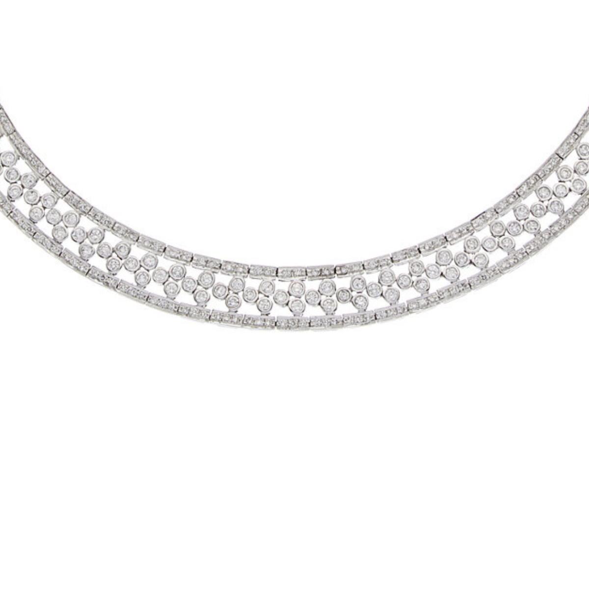 real diamond choker necklace