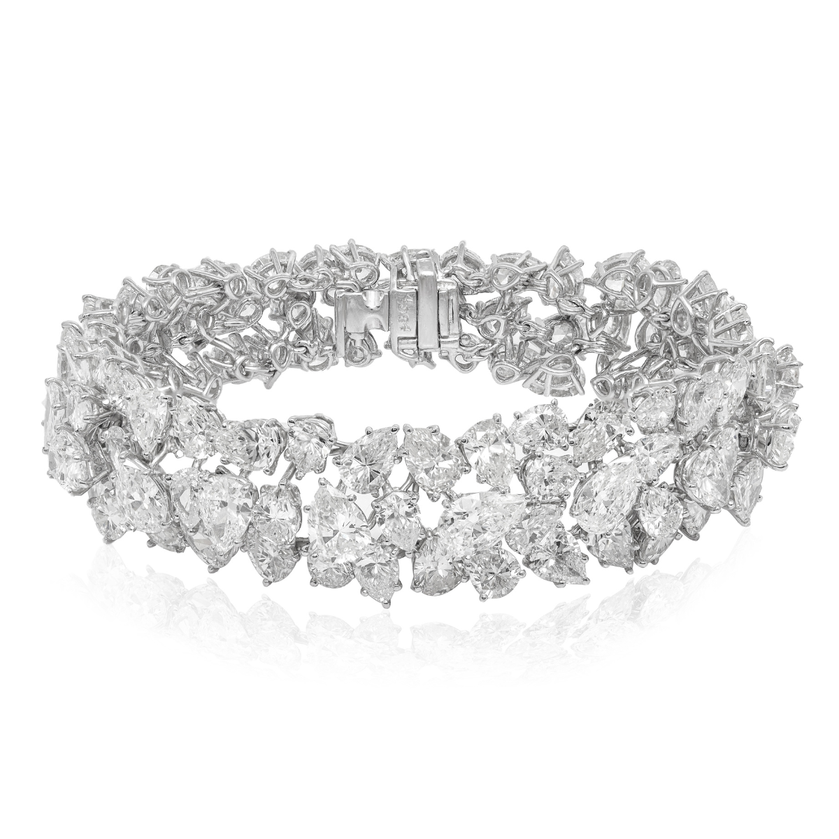 diamond bracelet white gold