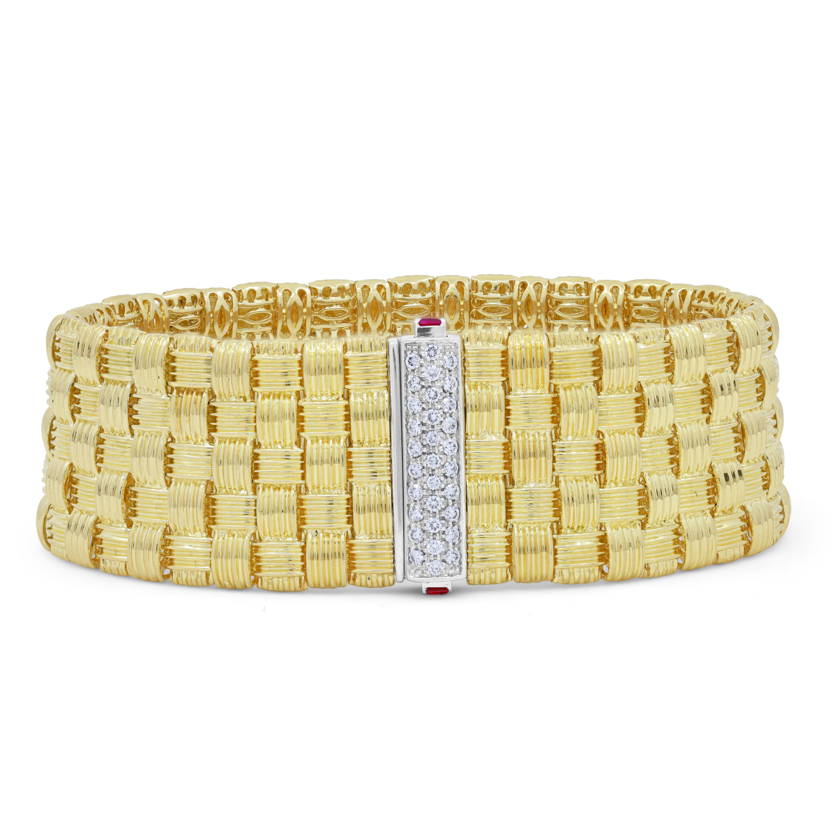 ruby tennis bracelet gold