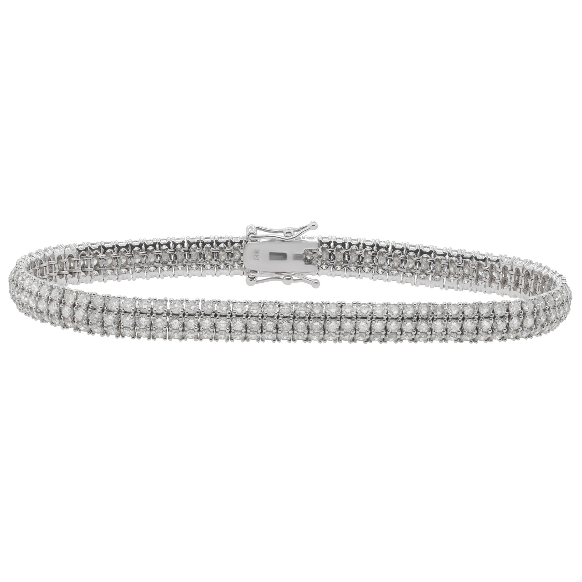 diamond tennis bracelet stack