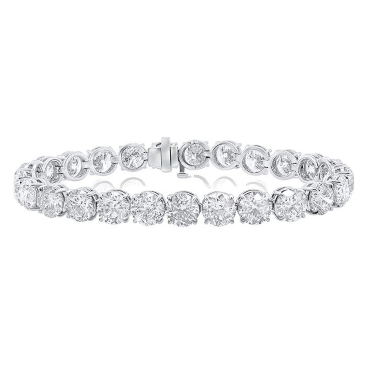 diamond tennis bracelet gold