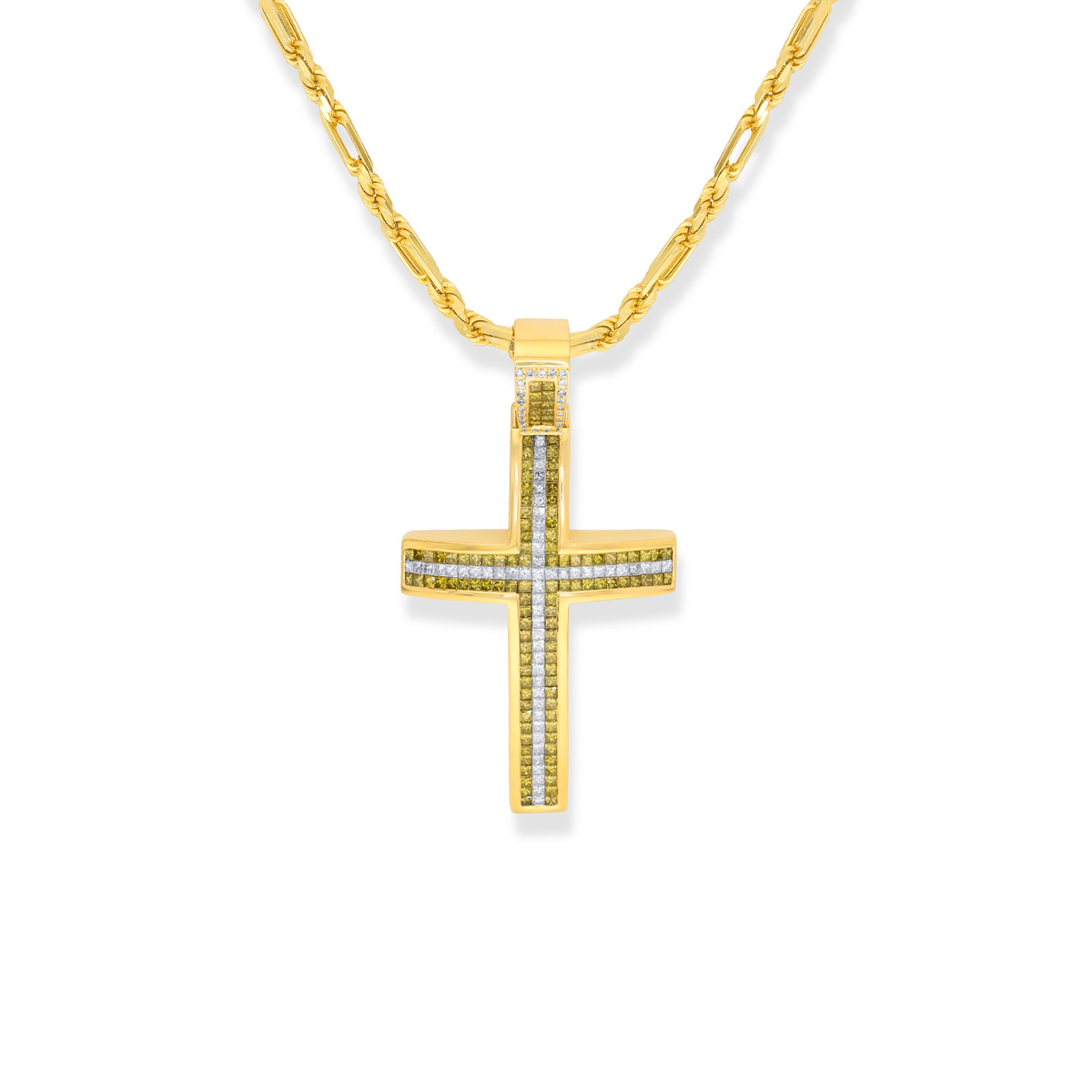 Yellow Diamond Cross
