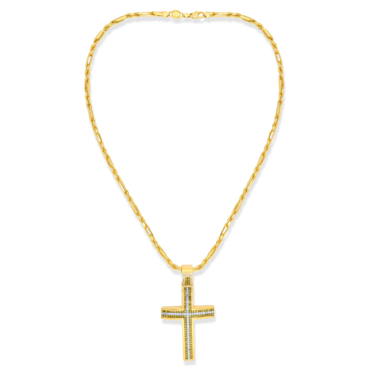 Yellow Diamond Cross